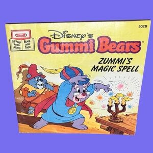 Disney's Gummi Bears Zummi’s Magic Spell Vtg 1985 Children’s Book (no cassette)